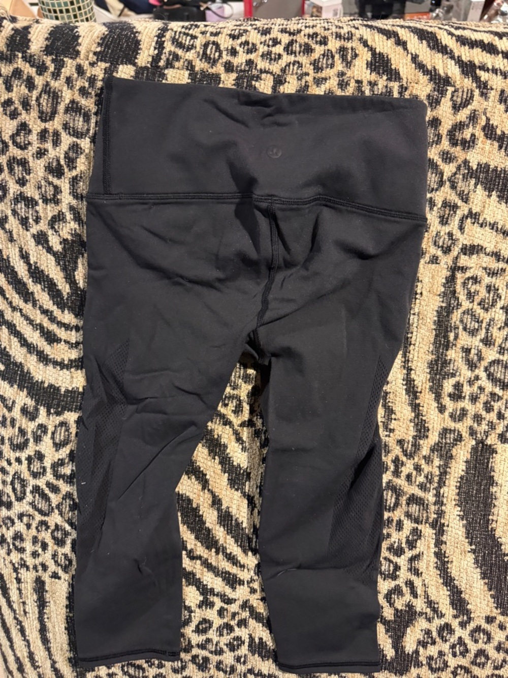 lululemon athletica cropped Black Performance Leggings